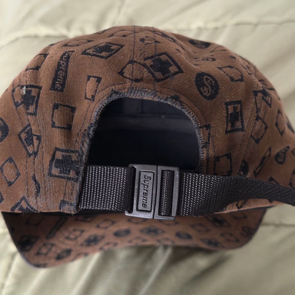 Supreme Brown Patterned Hat - image 5